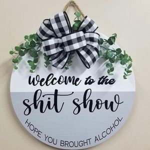 Front door decor.